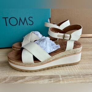 TOMS Noelani Wedge Sandals NWT